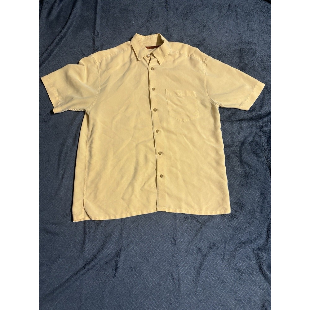 AXE Men's Short Sleeve Button-Up Shirt Size M - Picture 2 of 5